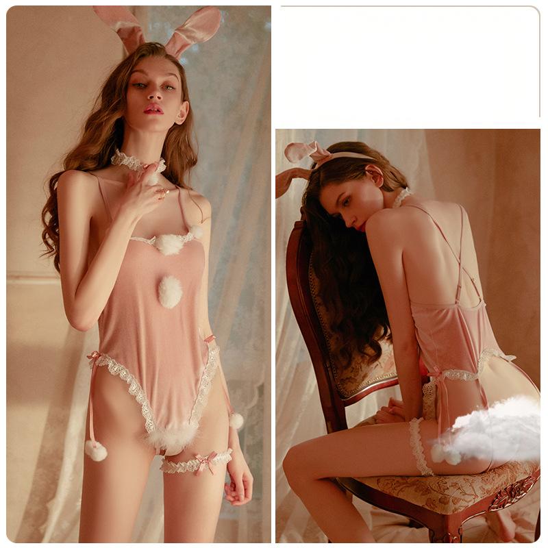 Bunny Girl Night Dress 4PC Set