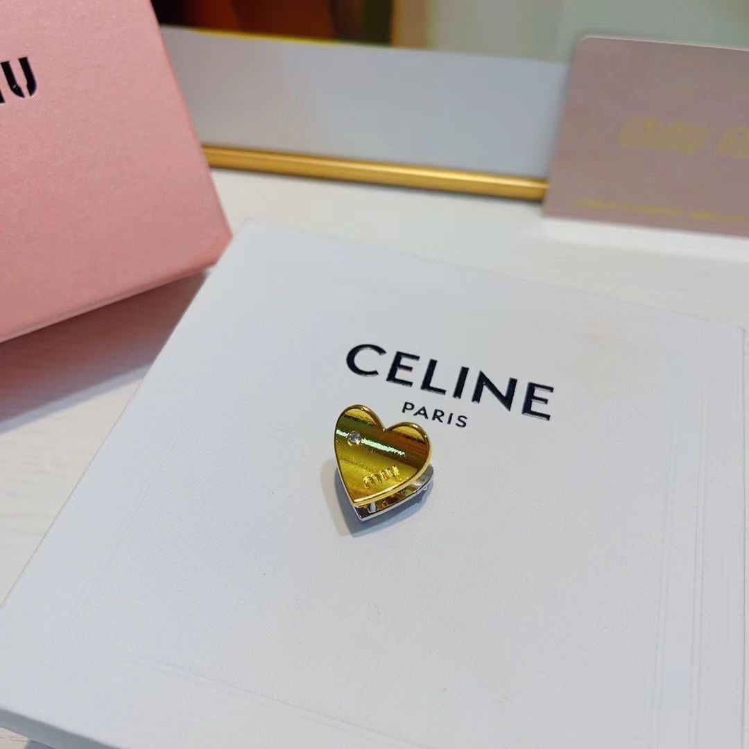 Miu Miu Gold Hair Claw (3pcs Total)