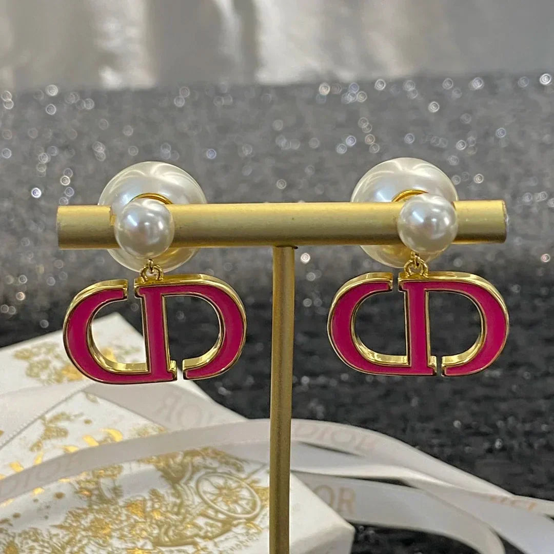 Dior Pink Earrings