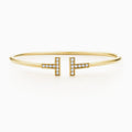 Tiffany T Diamond Wire Bracelet