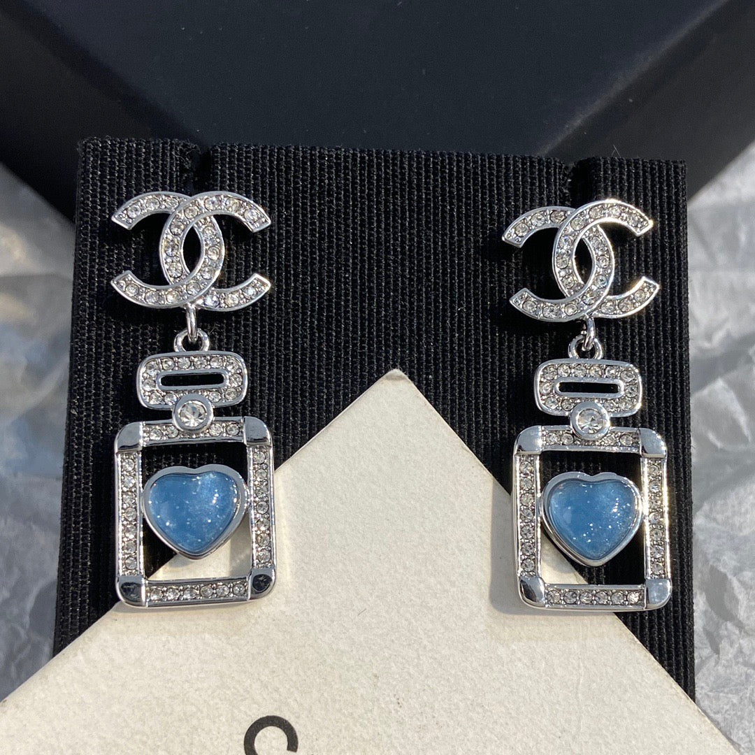 Chanel Perfume Bottle Earrings