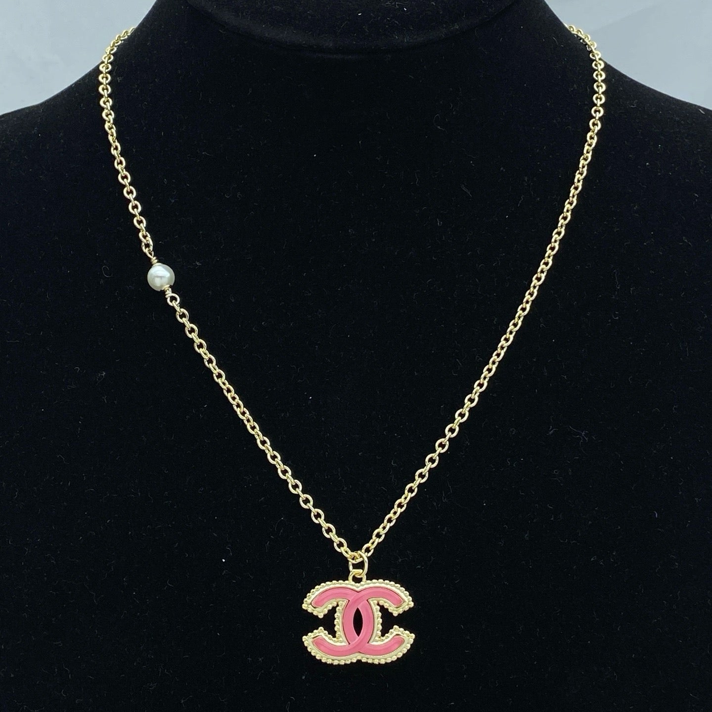 Chanel Pink Necklace Collections