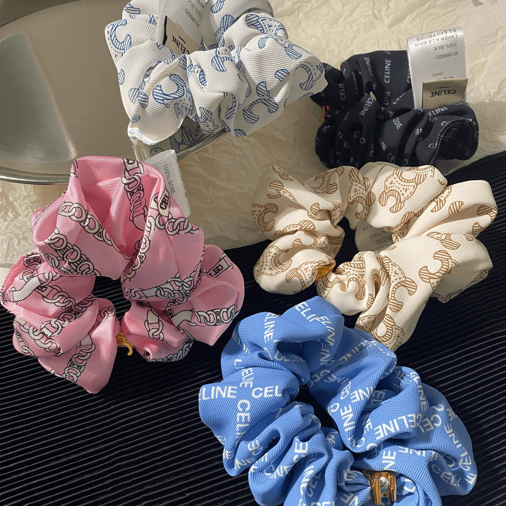 Celine Ponytail Holders  (5Pcs Total)