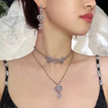 Chanel Bowknot Diamond Choker