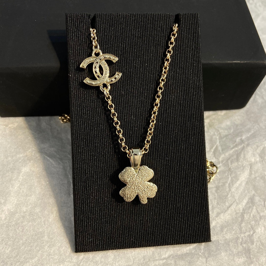 Chanel Clover Diamond Necklace