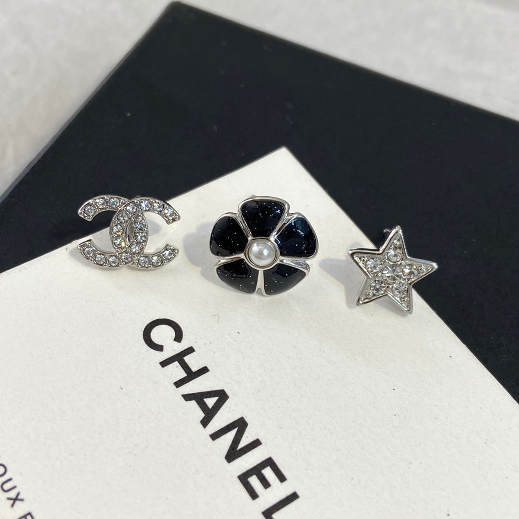 Chanel Three Earring Set